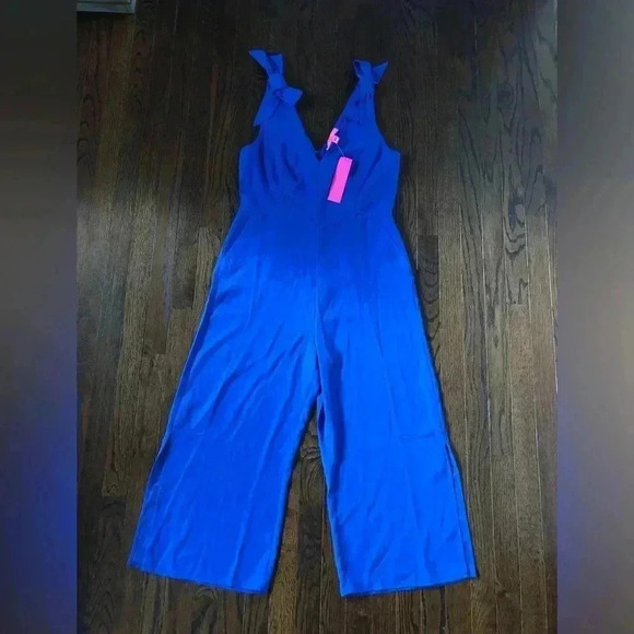 Lilly Pulitzer Women's 10 Danni Jumpsuit in Corsica Blue - NWT!! - Picture 3 of 13